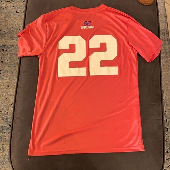 Sigma Fit Coral Sports Skind Workout Top Shirt - Picture 2 of 3